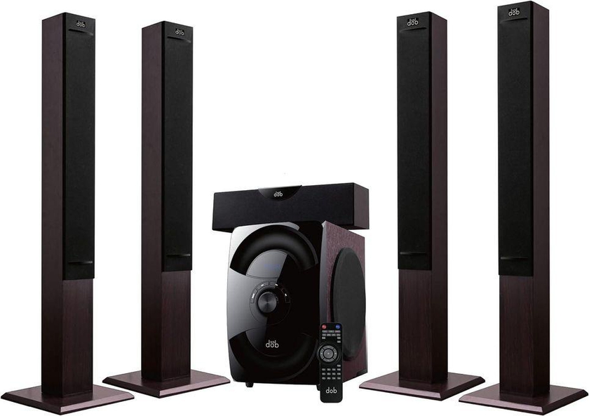 Dob SX5 Wireless Computer Speakers, Black, Bluetooth, Auxiliary, USB