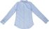 CUE CU-WBS-17 Basic Shirt For Women-Baby Blue, 2 XLarge