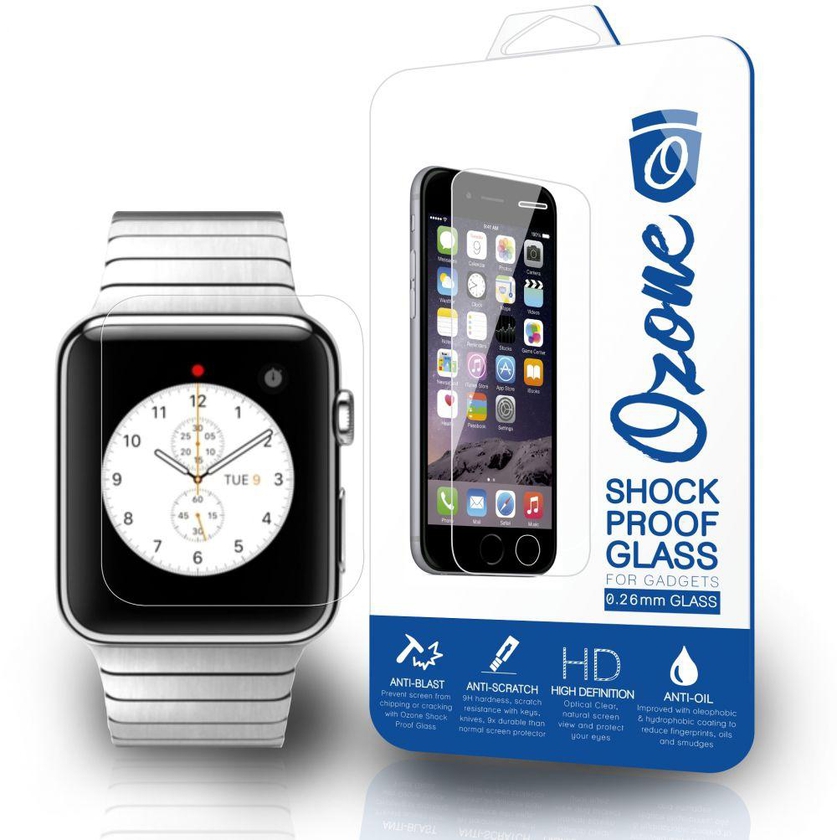 OZONE 0.33mm Shock Proof Tempered Glass Screen Protector for Apple Watch 42mm