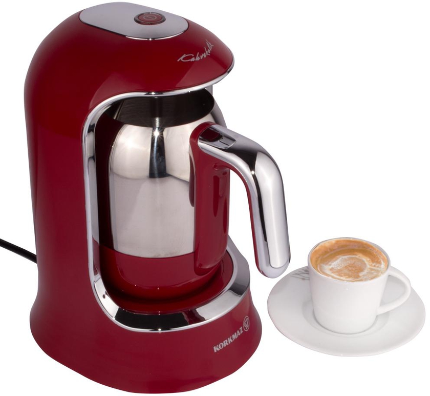 Korkmaz - Kahvekolik Coffee Machine Red- Babystore.ae
