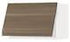 METOD Wall cabinet horizontal w push-open, white/Nickebo matt anthracite, 60x40 cm - IKEA