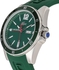 Lacoste Seattle Herren Men's Green Dial Silicone Band Watch - 2010800