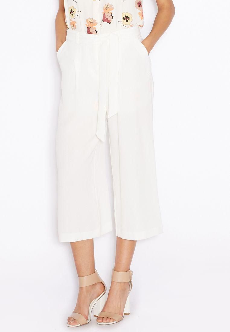 Belted Wide Leg Culottes