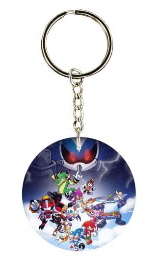 Sonic Double Side Printed Keychain