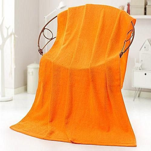 Alkhaligia Group Cotton Bath Towel - 70x140cm - Orange