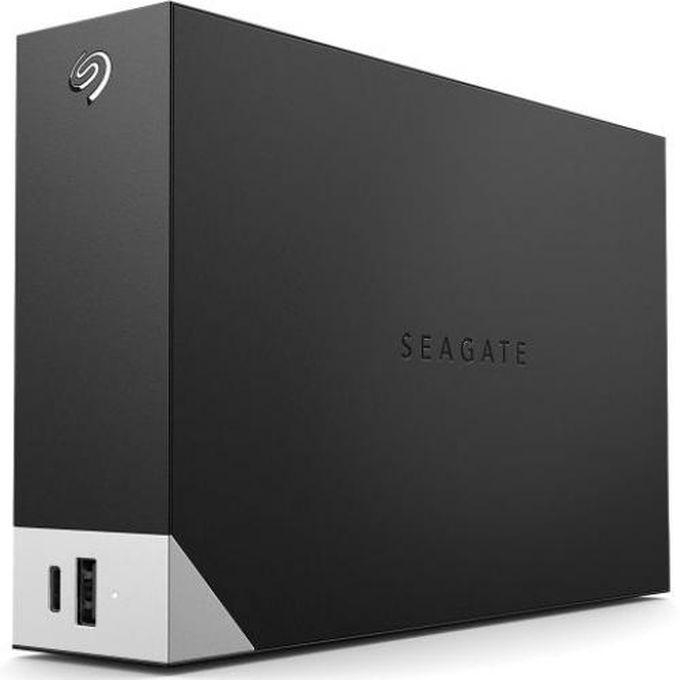 Seagate 8TB One Touch Hub External HDD 3.5" USB 3.0 With Rescue Data Recovery - Black سيجيت وان تاتش