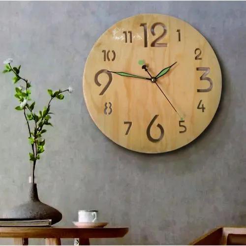 Generic Wooden 3d Wall Clock