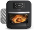 Tefal EasyFry 9-in-1 Air Fryer Oven, Grill and Rotisserie 8 Programs inc Dehydrate, Roast, Bake and Toast Black 11L Capacity FW501, 2000W