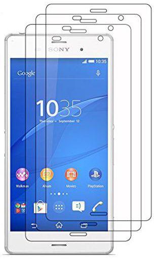 3 Units of Clear Screen Protector /  Glossy Scratch guard for Sony Xperia Z3 D6653