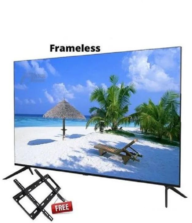 VITRON 32" INCH FRAMELESS 32 inch Television HD LED Digital TV with Inbuilt Decoder for local channels Wide Color Enhancer USB HDMI  PORTS +FREE WALL BRACKET