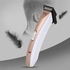Kemei KM-025 Electric Rechargeable Hair Clipper - White/Gold
