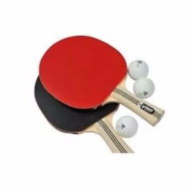 Table Tennis Racket With 3 Tennis Balls