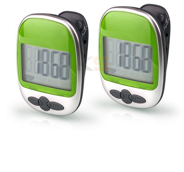 Digital Pedometer with LCD Display Green