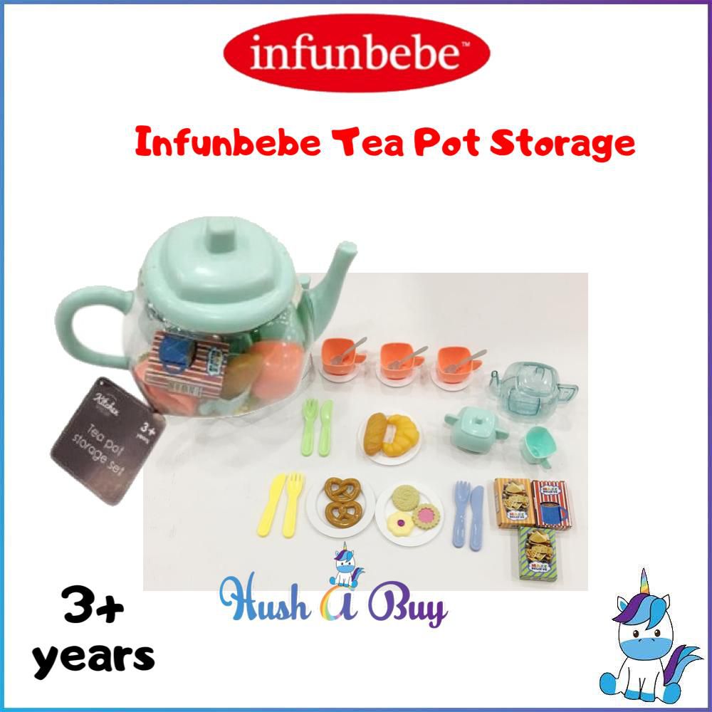 Infunbebe Tea Pot Storage Set - Kitchen Role Play