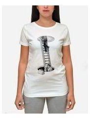 Printed Vintage Heist T- Shirt - White