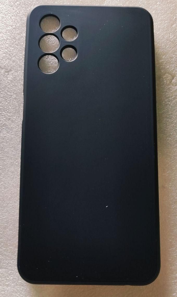 Galaxy A13 4g Solid Silicon Protective Back Case - Black