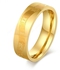 Women Ring of Stainless Steel Braided lettered Romanian gold-plated 18 carat (size 9) NO.R46