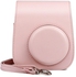 O Ozone Case For Fujifilm Instax Mini 11 Case Pu Leather Instant Camera Cover With Adjustable Strap [ Designed Cover For Fujifilm Instax Mini 11 Instant Camera Bag ] - Blush Pink
