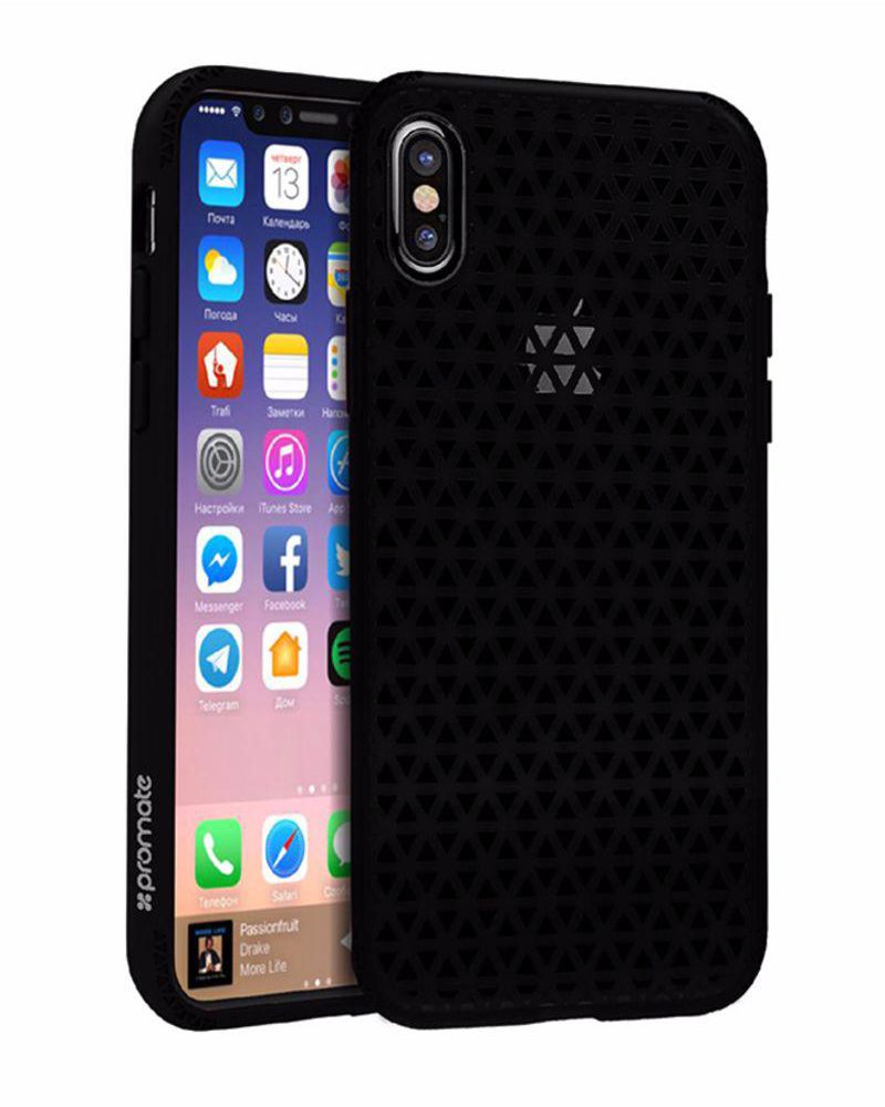 iPhone X Case, Stylish Shockproof Dual Layer Protective Case with Anti-Slip Grip, Drop Protection and Scratch Resistance Case Cover for 5.8 Inch Ap...