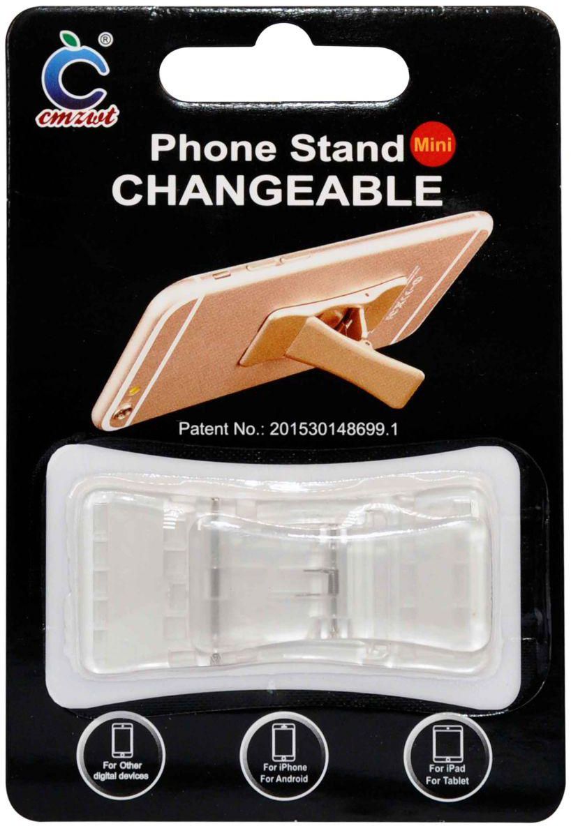 CMZWT Changeable Phone Stand for Smart Mobile Phones - Clear