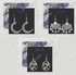 Set Of 3 Earrings (The Lady Earrings, Ancient Wind Earrings & Crescent Moon Earrings)