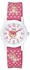 Q&Q Watch By Citizen V22A-012VY Kids Analog Watch with Red Resin Strap