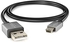 KabelDirekt – Mini USB 2.0 Cable – 1.0m – (High Speed Data Cable and Charging Cable, Suitable for Hard Drives, Digital Cameras, Navigation Devices, Black, Space Gray) – Pro Series
