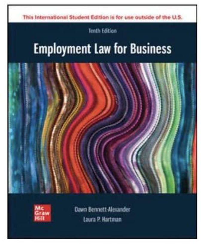 Mcgraw Hill Employment Law For Business ,Ed. :10