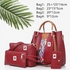 Fashion 4 PCS Women Bags Ladies Bags Handbags Purse Shoulder Bags Tote Bags Hobo Bags