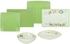 Get Lotus Porcelain Dinner Set, 26 Pieces - Green with best offers | Raneen.com