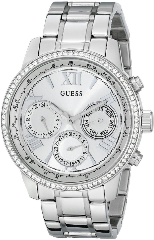 Guess Multifunction for Women - Casual Stainless Steel Band Watch - U0559L1