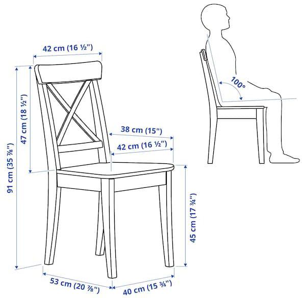 INGOLF Chair, white - IKEA