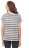 Vero Moda Didie Stripe T-Shirt for Women - L, Grey