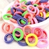 Taha Offer Medium Sized Hair Tie 6 Pieces Multicolor In White Font
