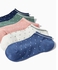 Zippy 5 Pack Dotted Socks Set - Multicolor