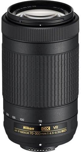Nikon 70-300mm DX f/4.5-6.3G ED VR lens