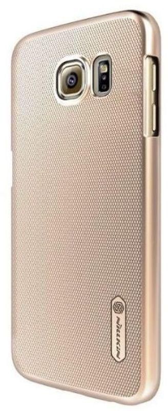NILLKIN Samsung Galaxy S6 Back Cover Hard Case With Screen Protector - Gold