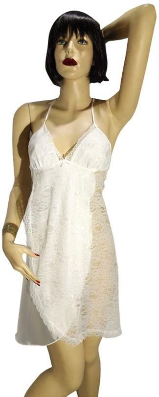 Lingerie Dress For Women - White, Large