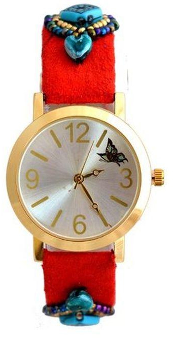 LWB-RD Leather Watch - Red