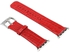 Crocodile Skin Leather Wristband Strap for Apple Watch 42mm - Red