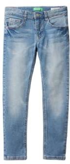 Benetton Boys Five-Pocket Skinny Fit Jeans L Light Blue