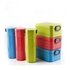 3-in-1 Lunch Box With Water Bottle Combo- Multicolour