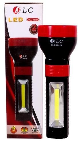 Rechargeable led flashlight dlc-92024 red/black
