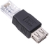 Keendex RJ45 Lan Male To USB A Female Adapter - Black