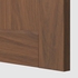 METOD خزانة عالية ثلاجة/فريزر مع 3 أبواب, أسود Enköping/بني شكل خشب الجوز, ‎60x60x240 سم‏ - IKEA