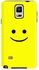 Stylizedd Samsung Galaxy Note 4 Premium Dual Layer Tough Case Cover Matte Finish - Blimey Smiley