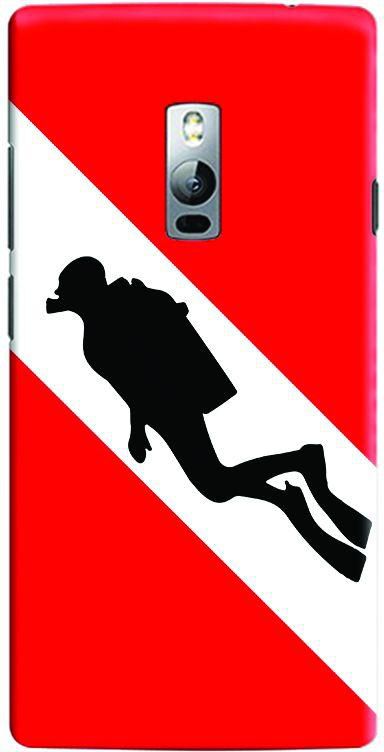 Stylizedd OnePlus 2 Slim Snap Case Cover Matte Finish - Diver flag