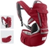 Adjustable Strap Baby Carrier-Red/Grey