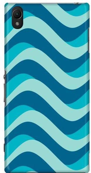 Stylizedd Sony Xperia Z5 Slim Snap case cover Matte Finish - Curvy Blue