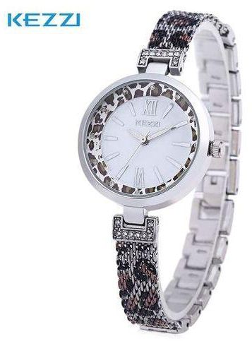 Kezzi Women Quartz Watch - Silver